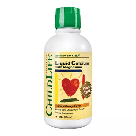 Liquid Calcium and Magnesium Pentru Copii , 474 ML [1]