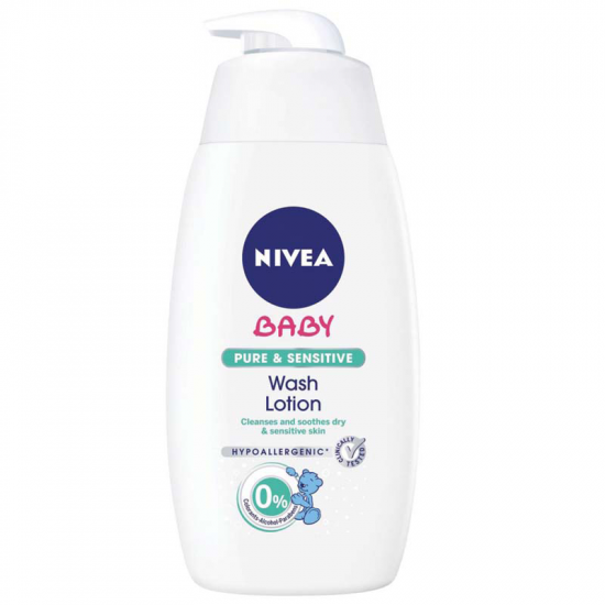 Nivea baby Lotiune de spalare pure & sensitive, 500 ml [1]