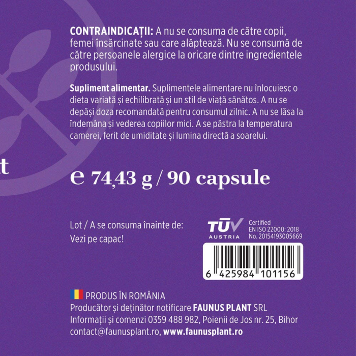 Magneziu Bisglicinat + B6 - 90 capsule [8]