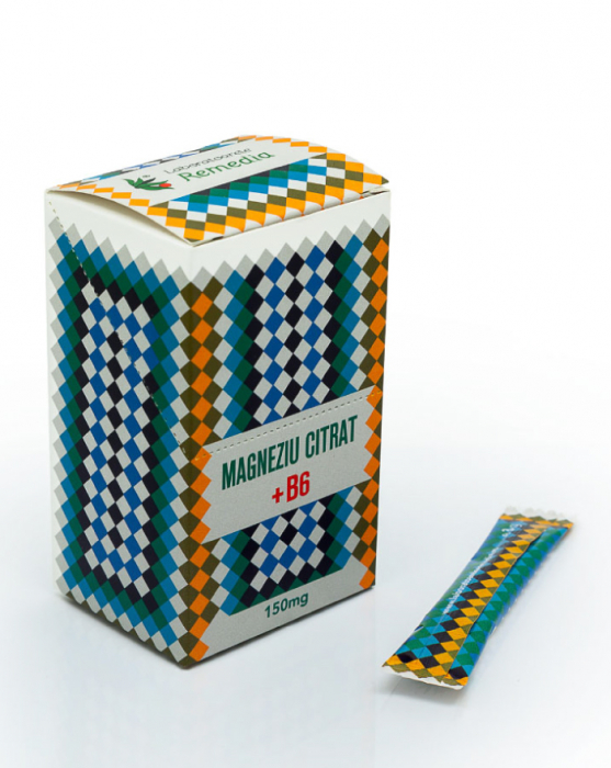 Magneziu citrat + B6 (25 stickuri) [1]