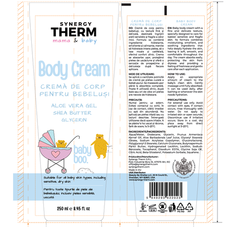 Mama & Baby Body Cream (Crema Corp) X 250ML - Synergy Therm [4]
