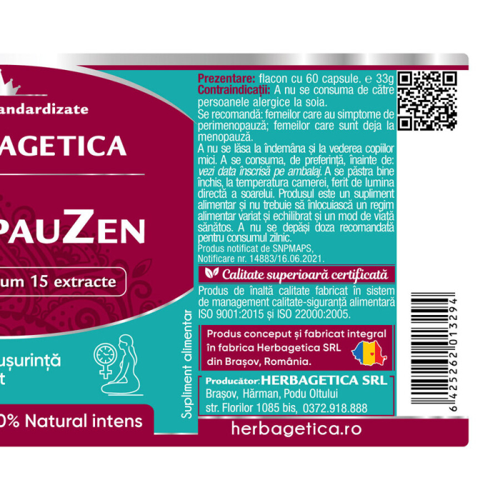 Menopauzen X 60Cps 1Cut+1Cut-50% - Herbagetica [3]