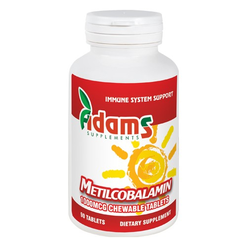 Metilcobalamina 1000mcg, 90tab, Adams Supplements [1]