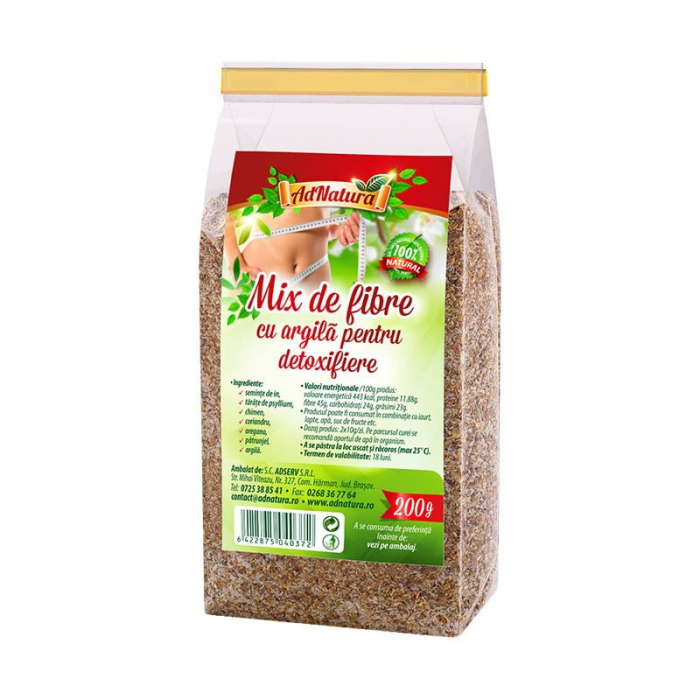 Mix de fibre cu argilã pentru detoxifiere [1]