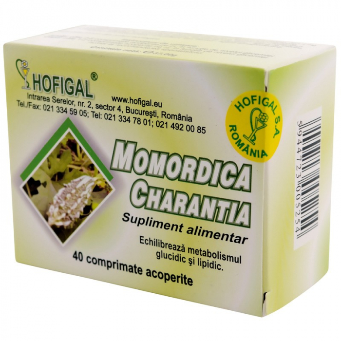 Momordica Charantia, 40 comprimate [1]
