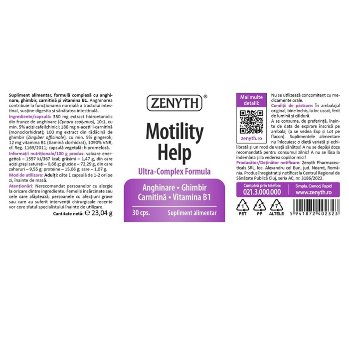 Motility Help X 30Cps - Zenyth [4]