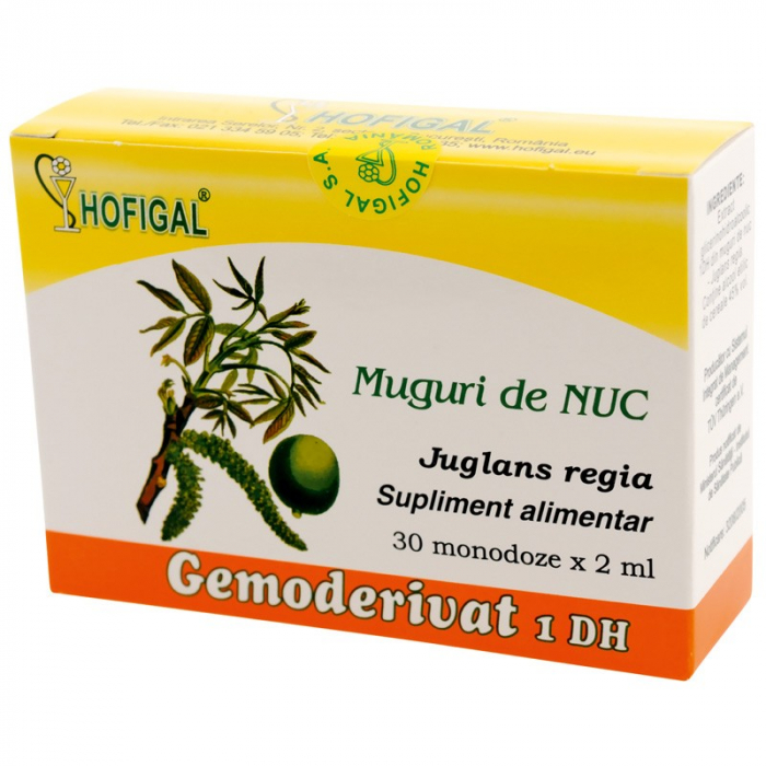 Gemoderivat din Muguri de Nuc, 30 monodoze [1]