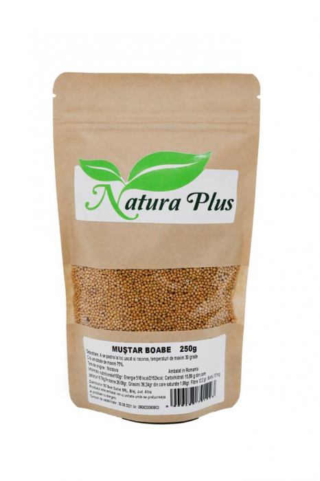 Mustar Boabe 250 G Natura Plus [1]