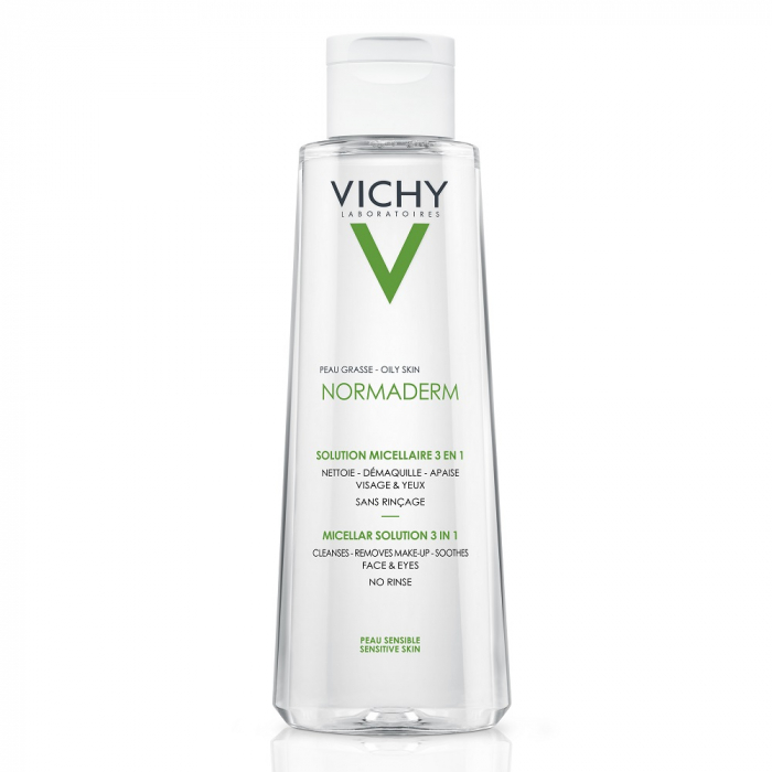 Solutie Micelara 3 In 1 Pentru Tenul Sensibil Cu Imperfectiuni Normaderm X 200ML - Vichy [1]