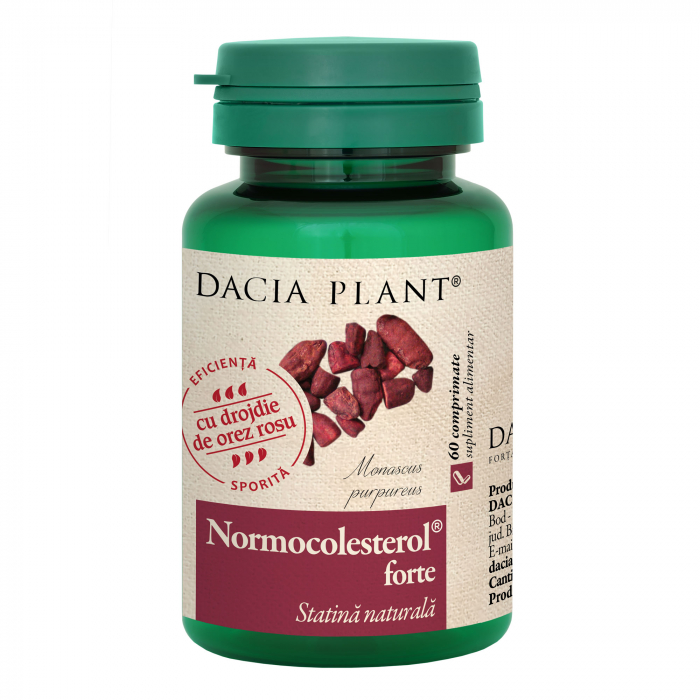 Normocolesterol Forte, 60 comprimate [1]