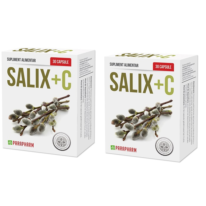 Salix + C, pachet 30 + 30 capsule [1]