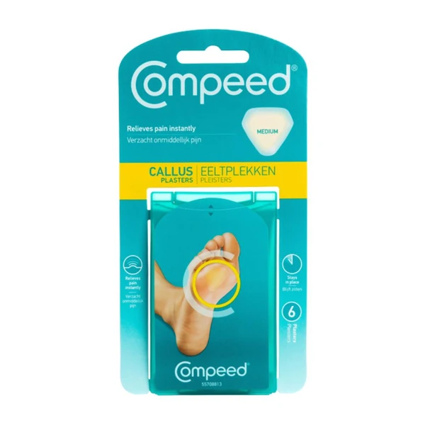 Plasturi Medii pentru bătături superficiale Compeed, 6 bucăți [3]
