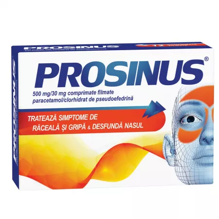 Prosinus, 500 mg/30 mg , 20 Comprimate filmate [1]