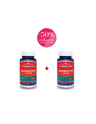 Quercetin+Vitamina D3 X 60 Capsule, 1Cut+1Cut Cu 50% Reducere La Al Doilea Produs [1]
