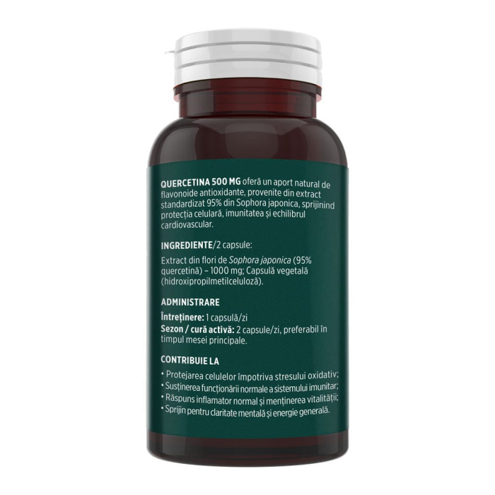 Quercetină 500mg - 60 capsule [4]