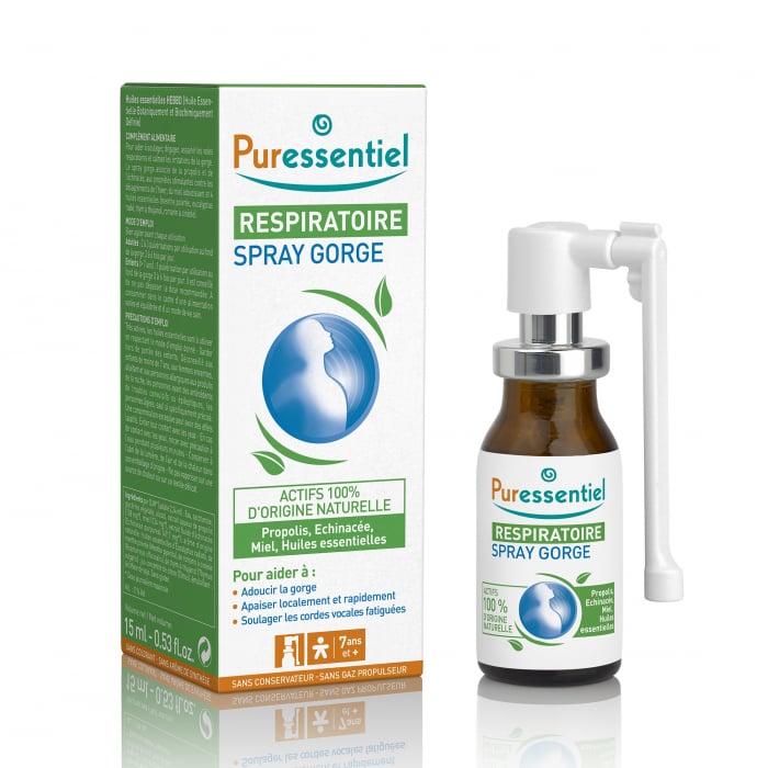 Puressential - Spray oral pentru calmarea durerilor din gat, 15 ml [1]