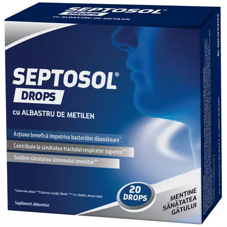 Septosol Cu Albastru De Metilen , 20 Dropsuri [1]