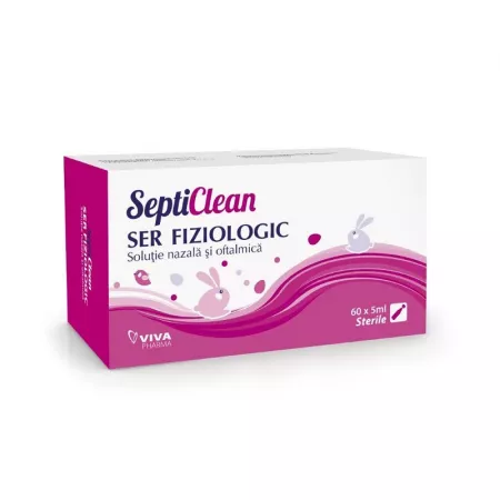 Ser Fiziologic SeptiClean , 5 ML , 60 Monodoze [1]