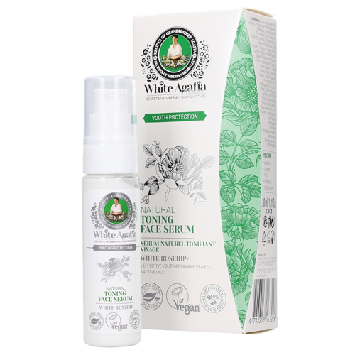 Ser tonifiant pentru fata Youth Protection 30ml, Bunica Agafia [1]