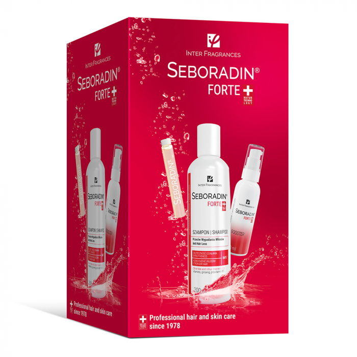 Set Forte Tratament fiole x 14 Booster x 50 ml Sampon x 200 ml Cadou [1]