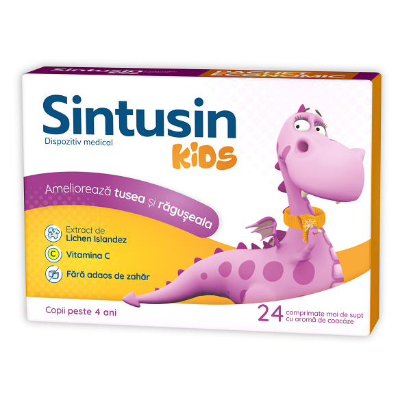 Sintusin KIDS, 24 comprimate moi de supt [1]