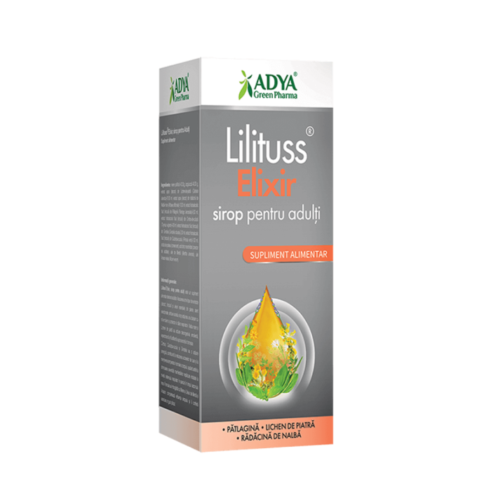 Sirop pentru adulti Lilituss Elixir, 180 ml [1]