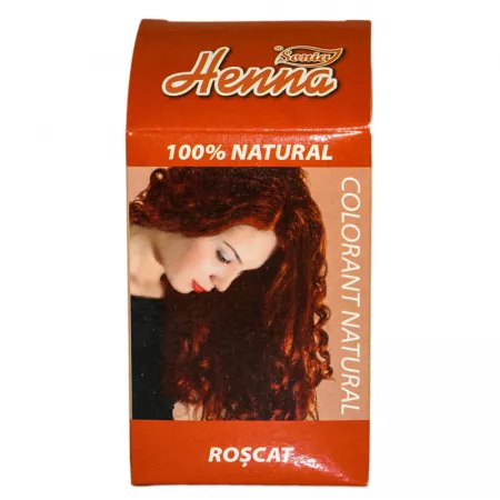 Sonia Henna Premium Vopsea de par, rosu intens , 60 g [1]