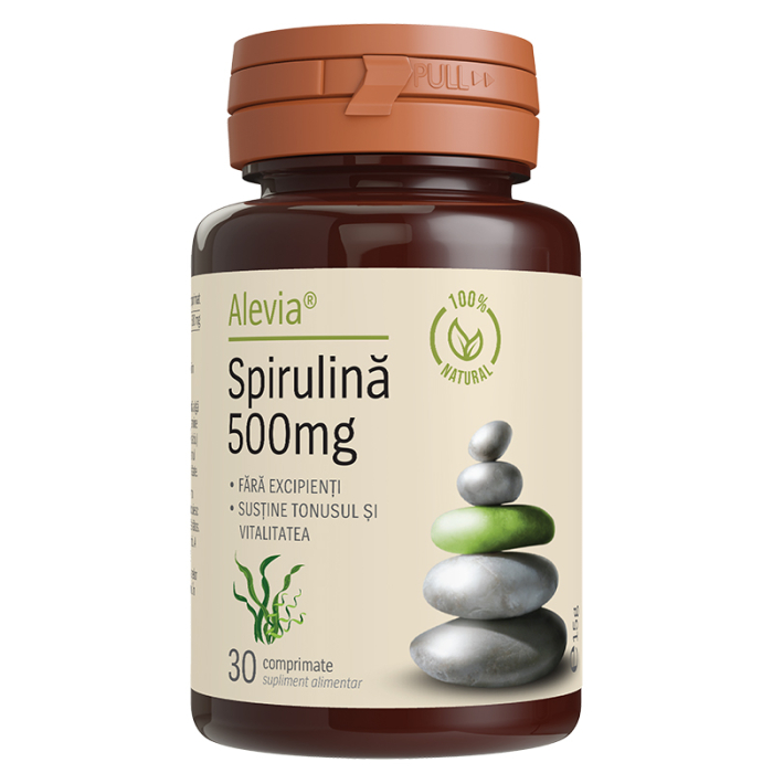 Spirulină 500mg 30 comprimate [1]