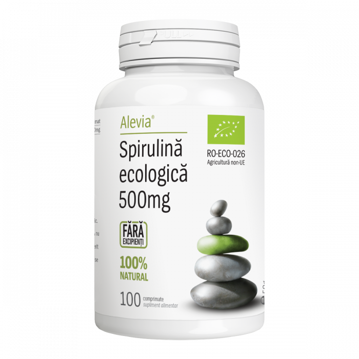 Spirulina ecologica 500 mg, 100 comprimate [1]
