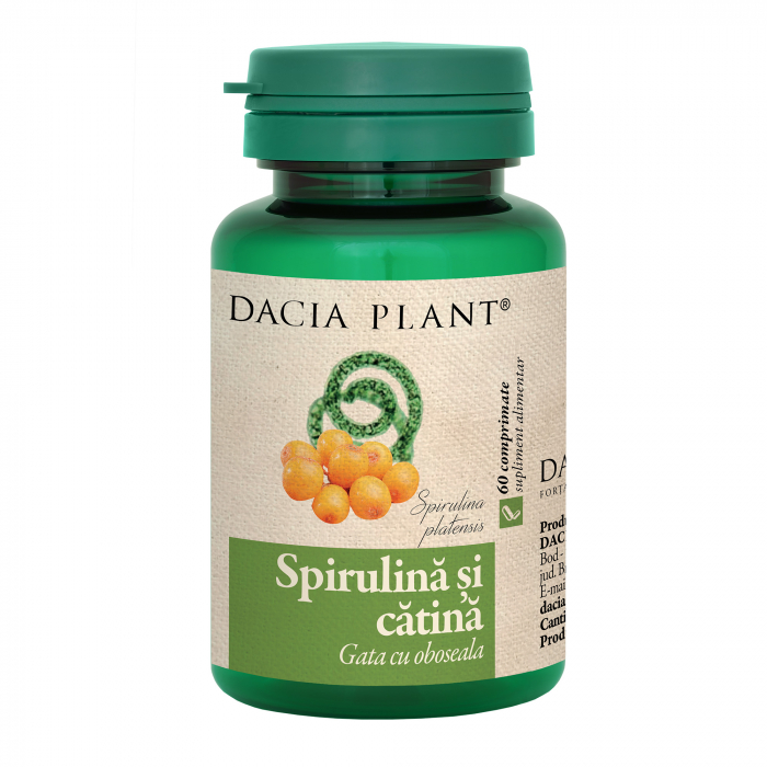 Spirulina si Catina , 60 comprimate [1]