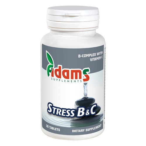 Stress B&C 30 tablete Adams Supplements [1]