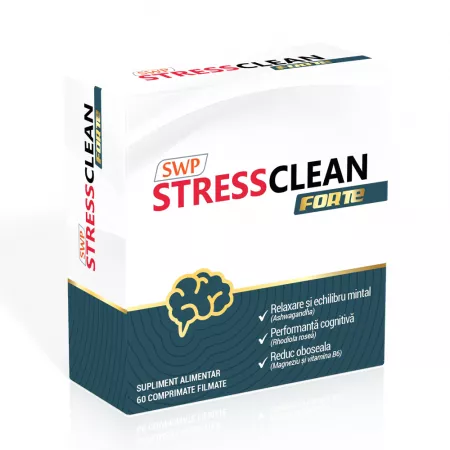 Stressclean Forte , 60 Comprimate [1]