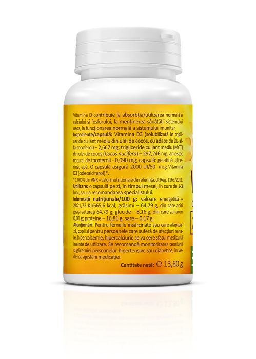 Super Vitamina D3 2000UI X 30Cps - Zenyth [2]