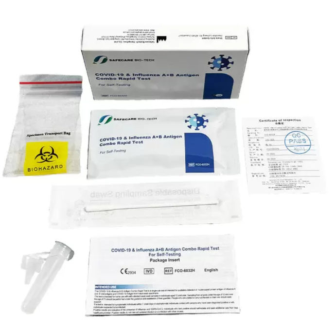 Test Rapid Antigen Combo+Gripa Tip A Si B [2]