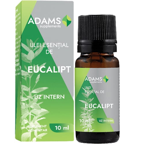 Ulei esențial de eucalipt uz intern 10 ml Adams Vision [2]