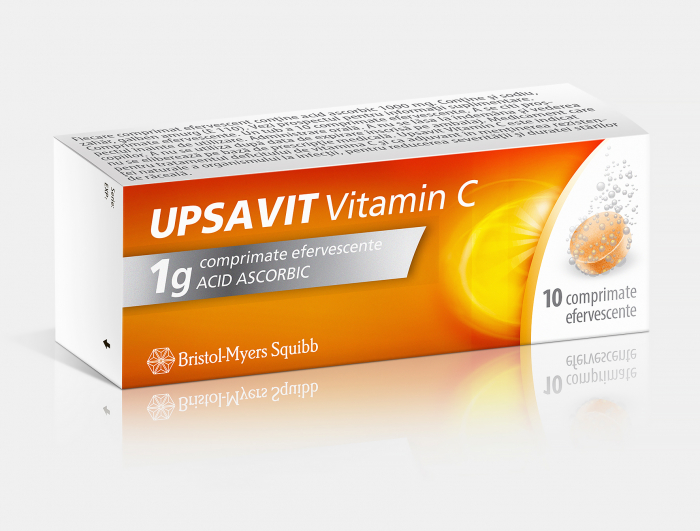 UPSAVIT VITAMIN C 1 g -fl* 10 comprimate efervescente [1]