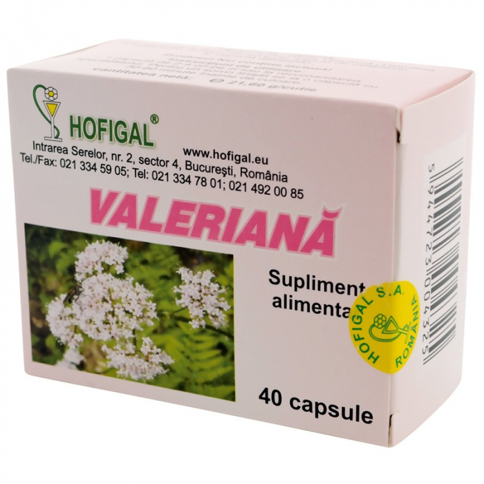 Valeriana, 40 capsule [1]