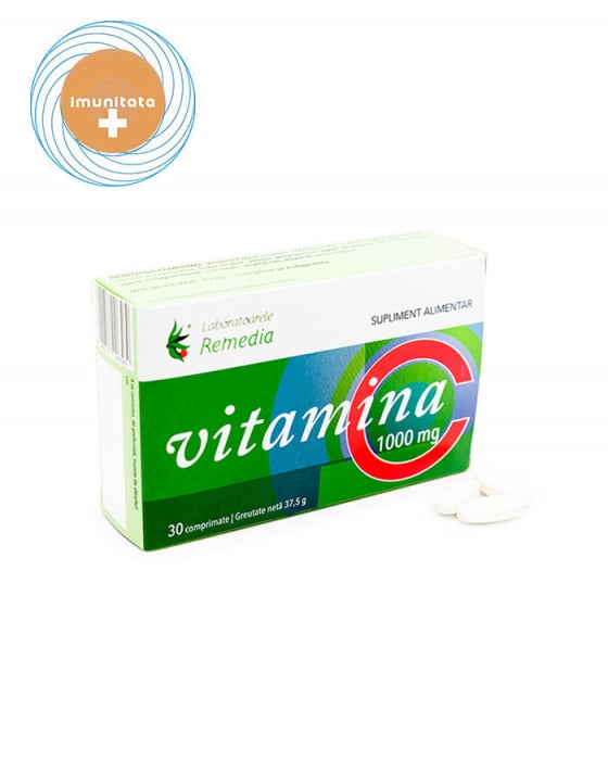 Vitamina C 1000 mg 30 comprimate [1]