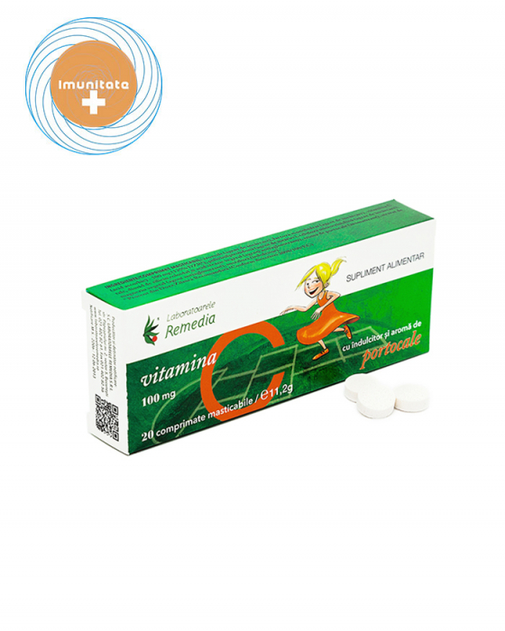 Vitamina C pentru copii (portocale) 100 mg [1]