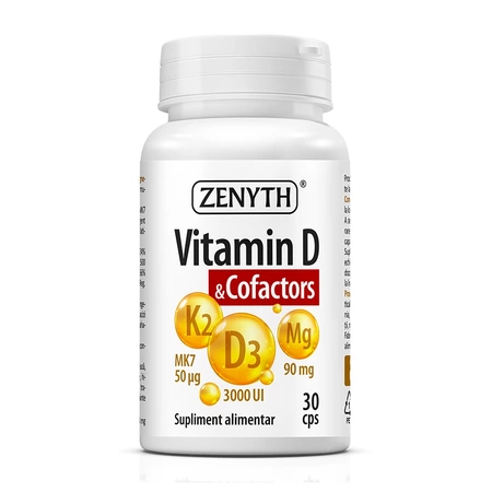 Vitamina D & Cofactors , 30 Capsule [1]