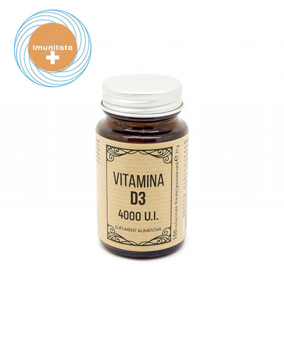 Vitamina D3 4000 UI 100 comprimate [1]