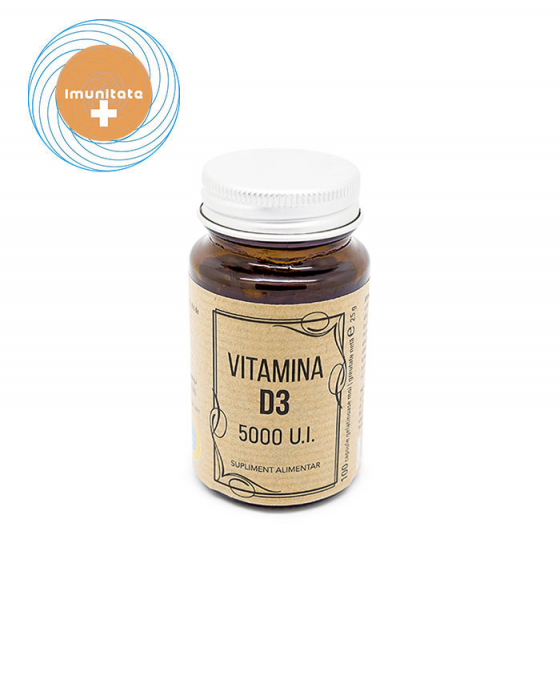 Vitamina D3 5000 UI 100 comprimate [1]