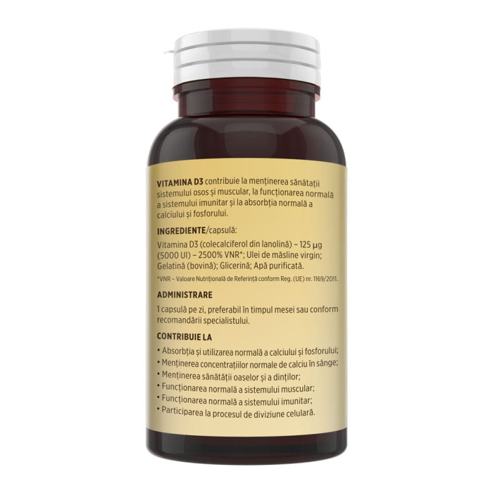 Vitamina D3 5000 UI - 30 capsule [4]