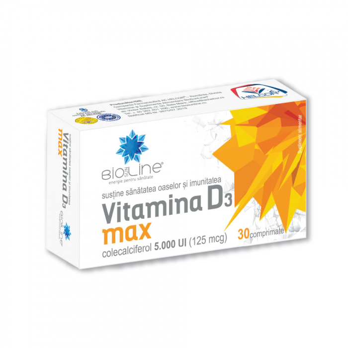 Vitamina D3 Max - sustine sanatatea oaselor si imunitatea [1]