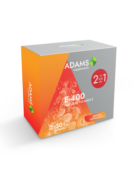 Vitamina E 400, 30 capsule, pachet 1+1 [1]