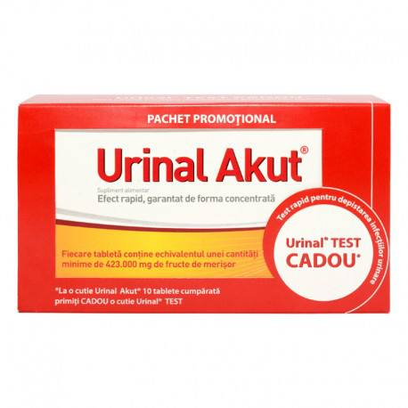 W-Urinal Akut X 10 Tablete+Urinal Test Cadou [1]