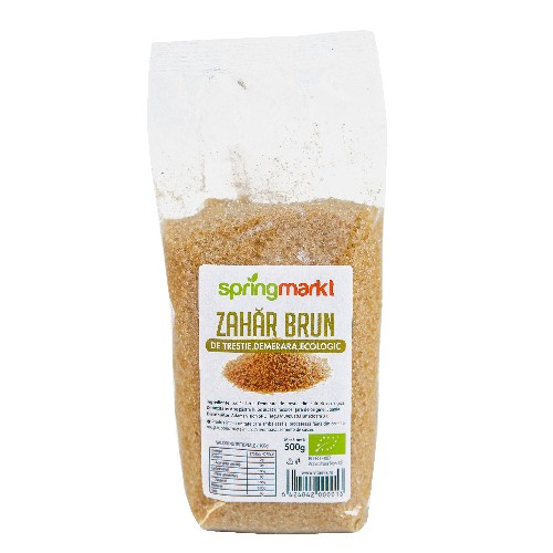 Zahar brun ecologic Demerara din trestie 500gr, springmarkt [1]
