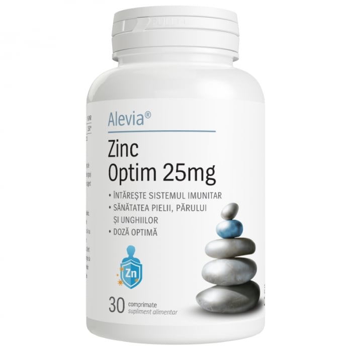 Zinc Optim 25 mg, 30 comprimate [1]
