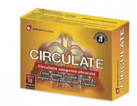 Suplimente alimentare - Circulate, 30 capsule