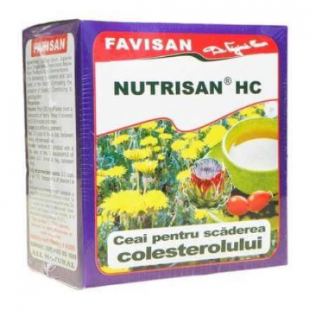 Biliar și hepatic - Nutrisan HC Ceai pentru scaderea colesterolului, 50 g